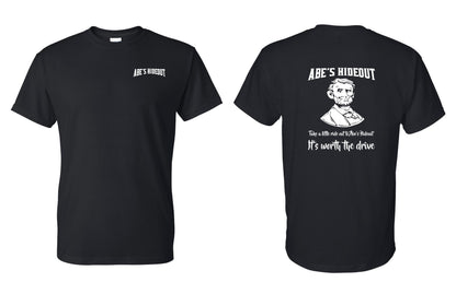 ABE'S HIDEOUT TSHIRT (P.8000)