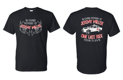 In Loving Memory of Jeremy Miller UNISEX TSHIRT (P.8000/8000B)