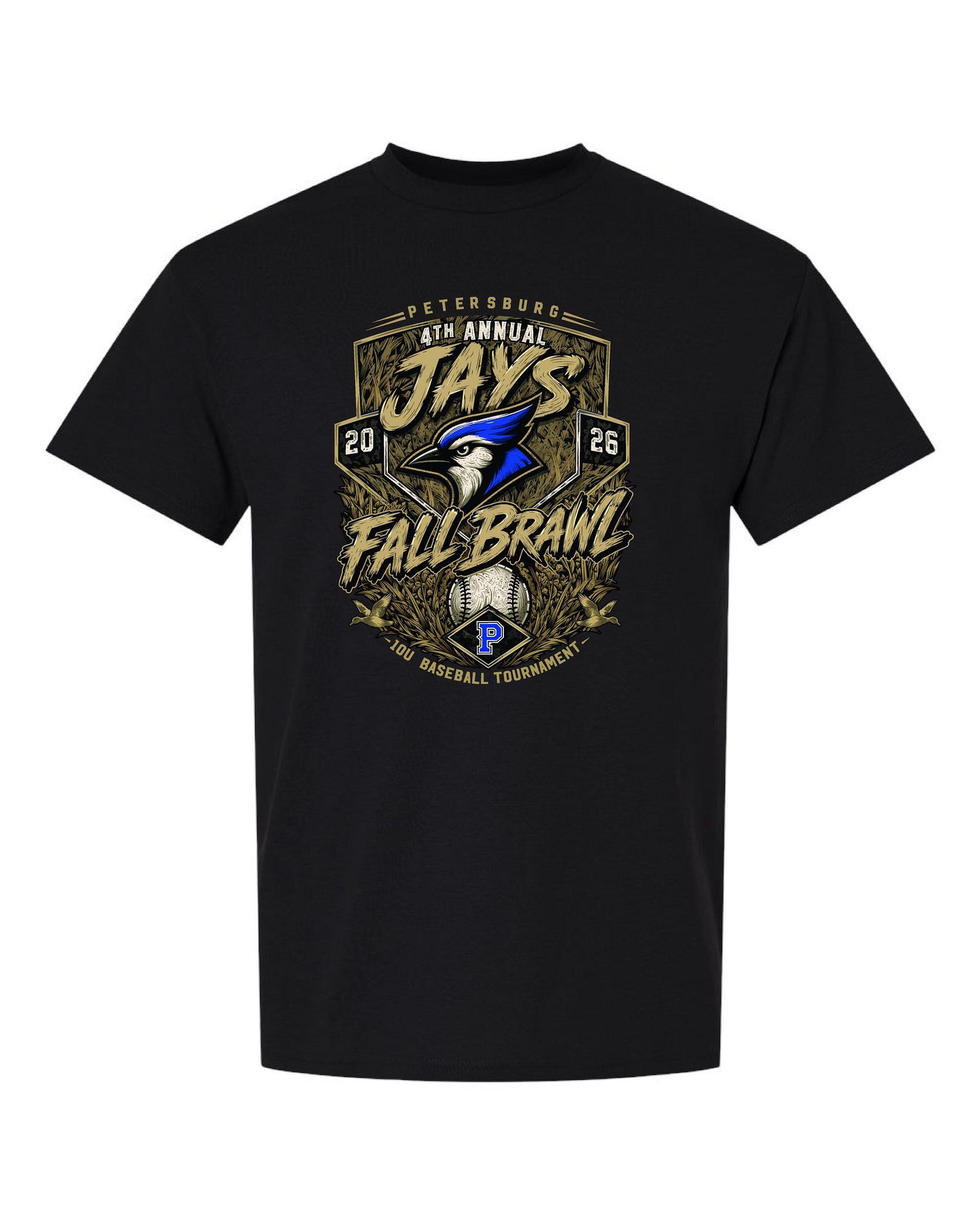 Petersburg Baseball Fall Brawl Unisex TSHIRT (P.8000)