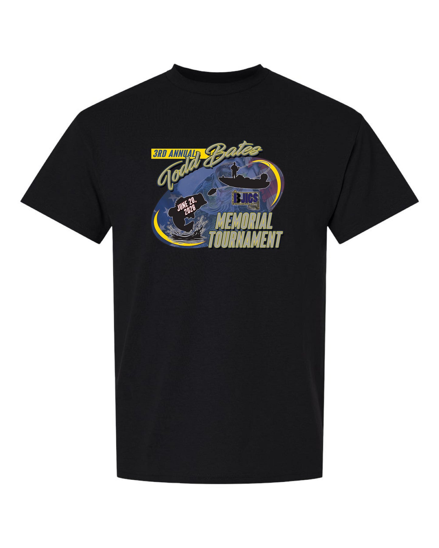 3rd Annual Todd Bates Memorial Tournament Gildan Unisex T-Shirt (P.8000/8000B)