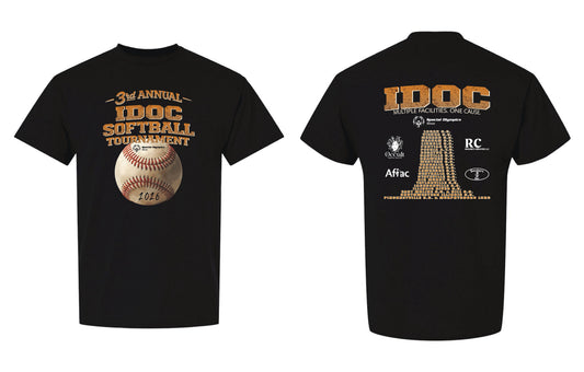 3rd Annual IDOC Softball Tournament Unisex Gildan T-shirt (P.8000)