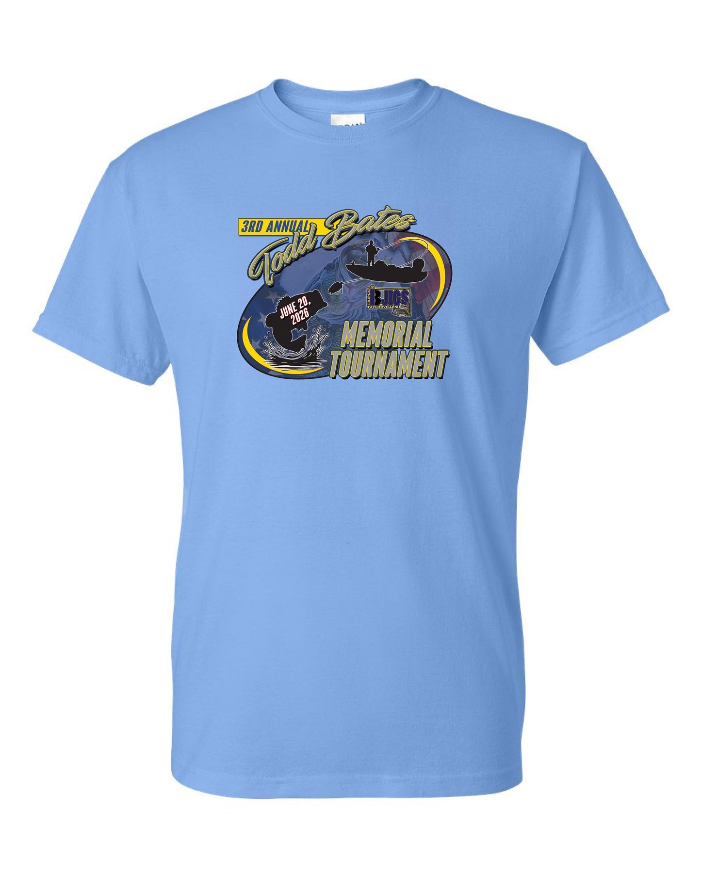 3rd Annual Todd Bates Memorial Tournament Gildan Unisex T-Shirt (P.8000/8000B)
