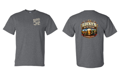 LUCKY'S ON THE SQUARE UNISEX TSHIRT (P.8000)