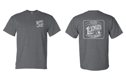 LUCKY'S ON THE SQUARE UNISEX TSHIRT (P.8000)