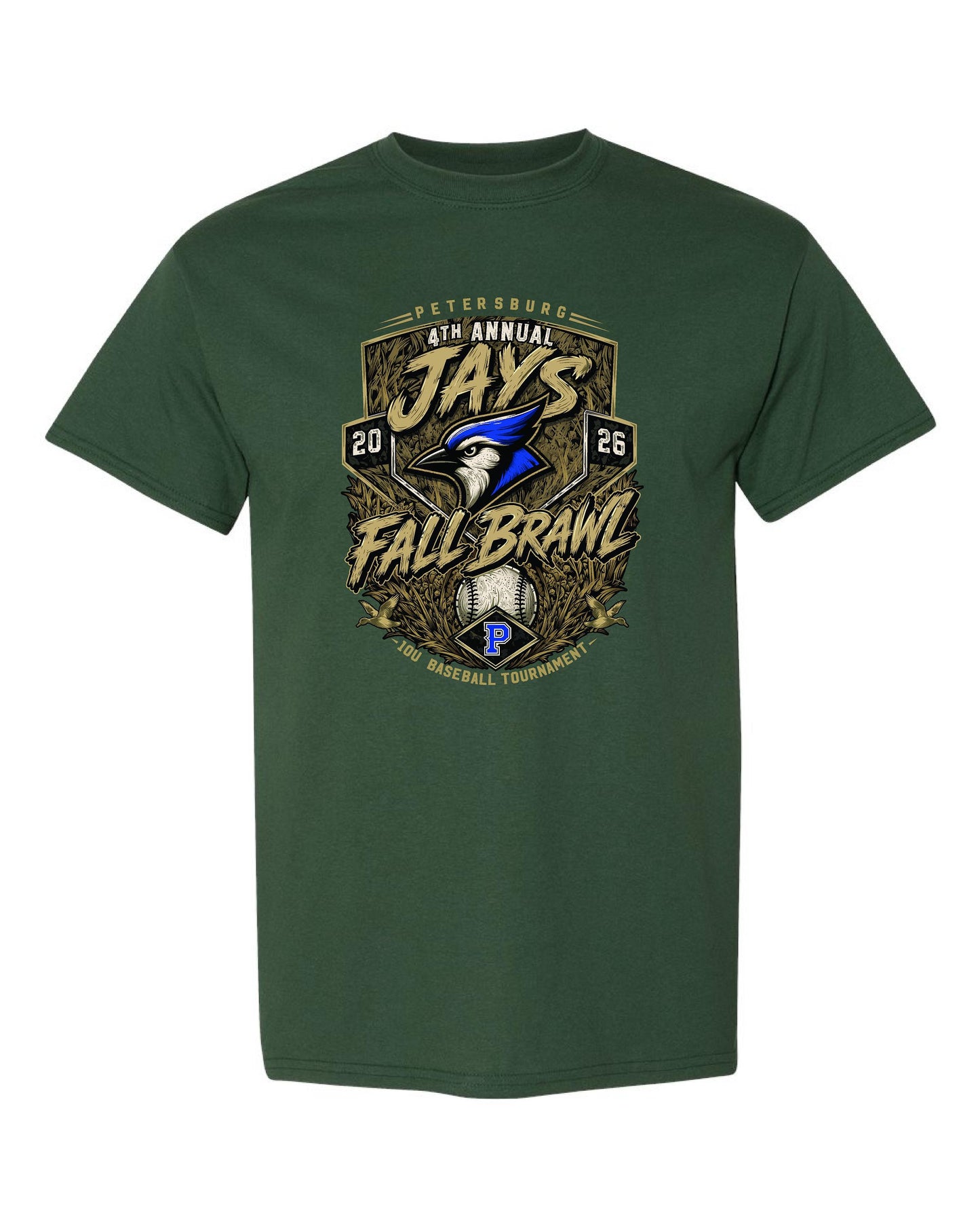 Petersburg Baseball Fall Brawl Unisex TSHIRT (P.8000)
