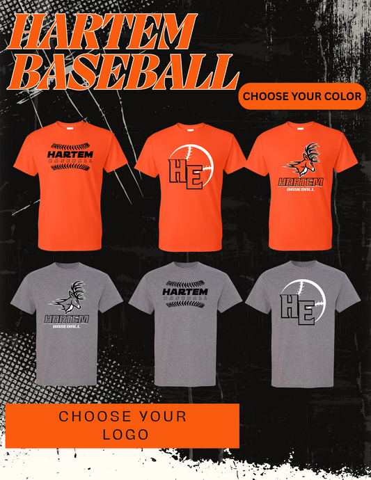 Hartem Baseball UNISEX TSHIRT (P.8000/8000B)