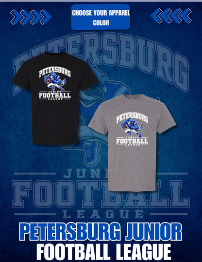 Petersburg Junior Football League Unisex Gildan T-shirt (P.8000)