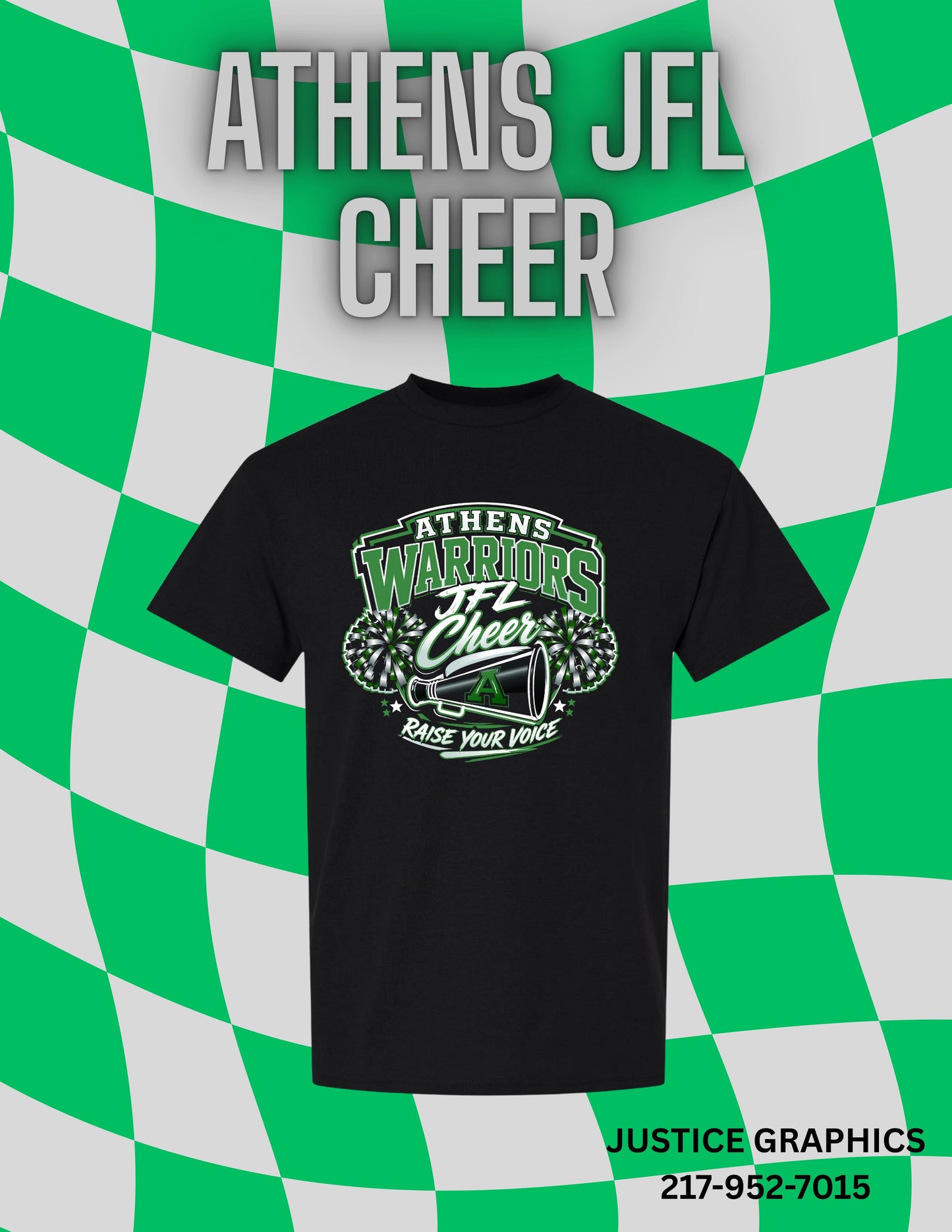 Athens JFL Cheer Gildan Unisex T-Shirt (P.8000/8000B)