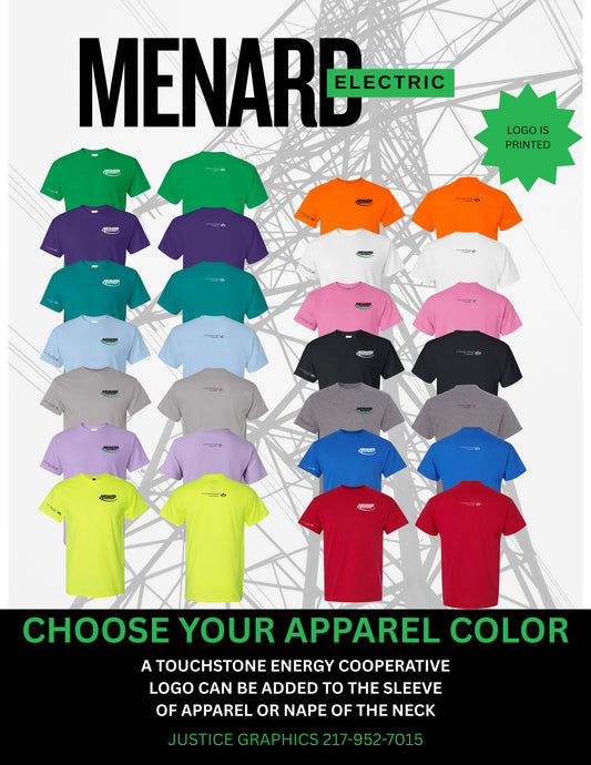 Menard Electric Cooperative Gildan Unisex T-Shirt (P.8000)