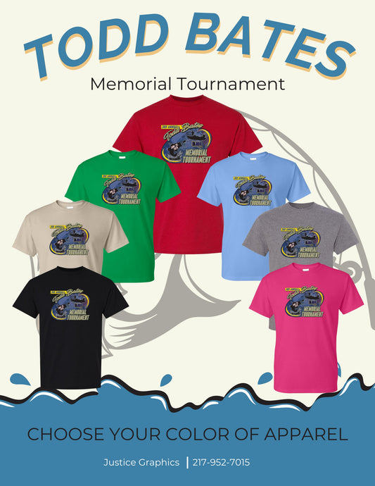 3rd Annual Todd Bates Memorial Tournament Gildan Unisex T-Shirt (P.8000/8000B)