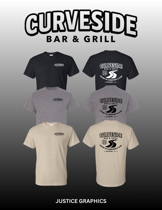 Curveside Bar & Grill Unisex T-Shirt (P.8000)