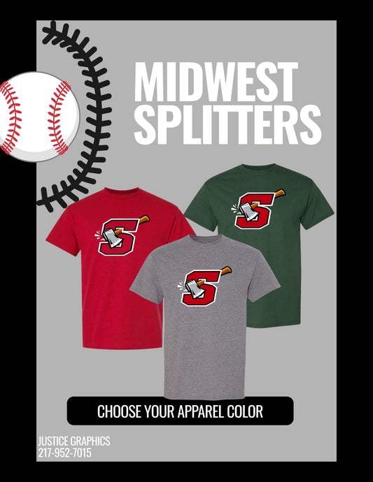 MIDWEST SPLITTERS Gildan T-Shirt (P.8000)