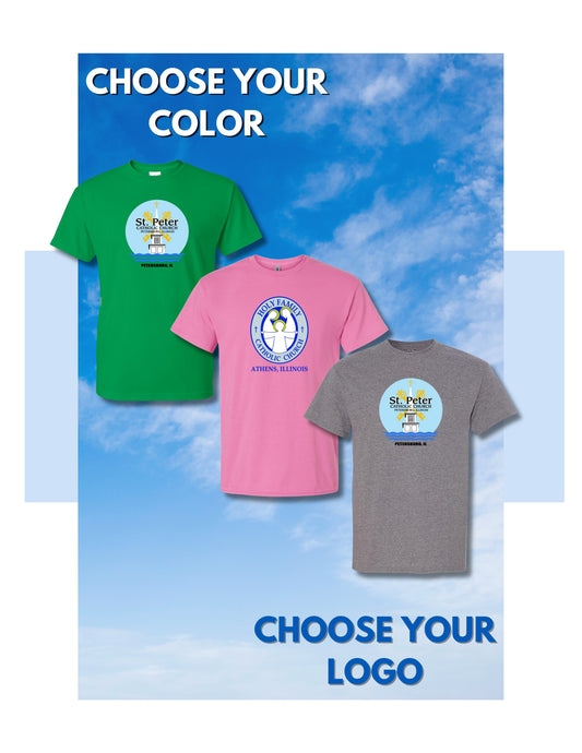 St. Peters and Holy Family Catholic Church T-shirt (P.8000)