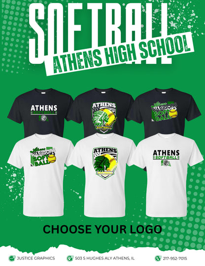 Athens High School Softball T-shirt (P.8000)