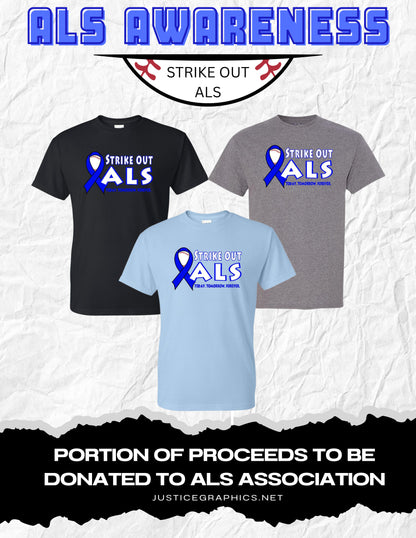 STRIKE OUT ALS Unisex T-shirt (P.8000/8000B)