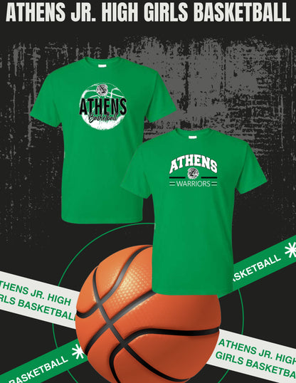 ATHENS JR. HIGH GIRLS BASKETBALL T-shirt (P.8000)