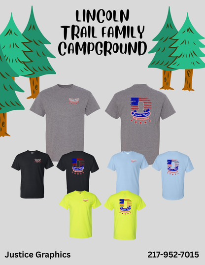Lincoln Trail Family Campground Unisex T-Shirt (P.8000/8000B)