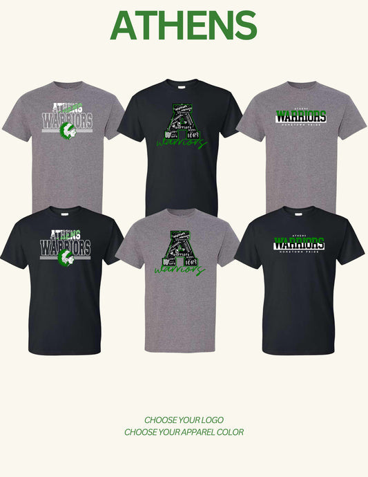 ATHENS BOOSTERS UNISEX TSHIRT (P.8000)