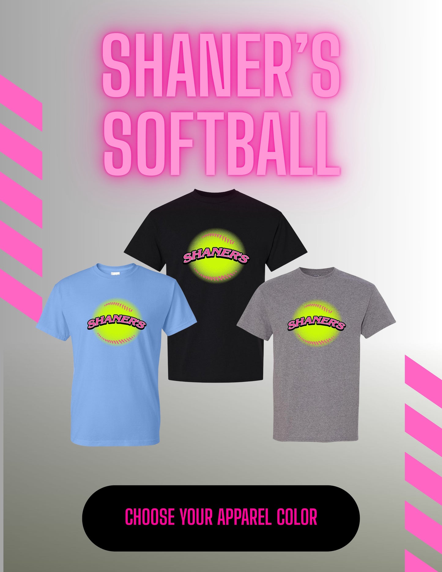 Shaner's Softball Gildan Unisex T-Shirt (P.8000/8000B)