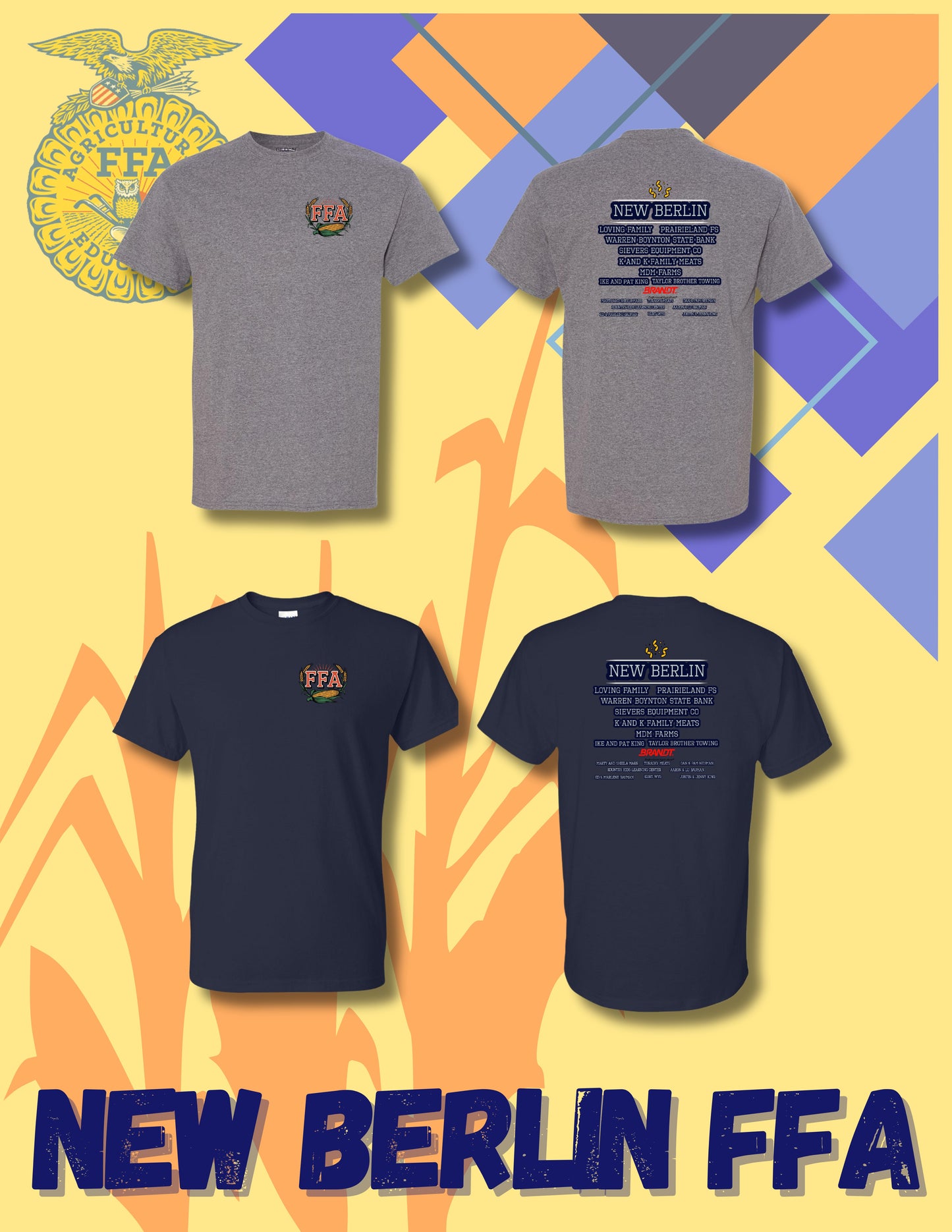 New Berlin FFA T-shirt (P.8000)