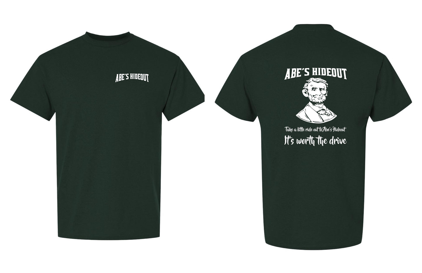 ABE'S HIDEOUT TSHIRT (P.8000)