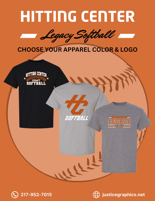 Hitting Center Legacy Softball T-shirt (P.8000)