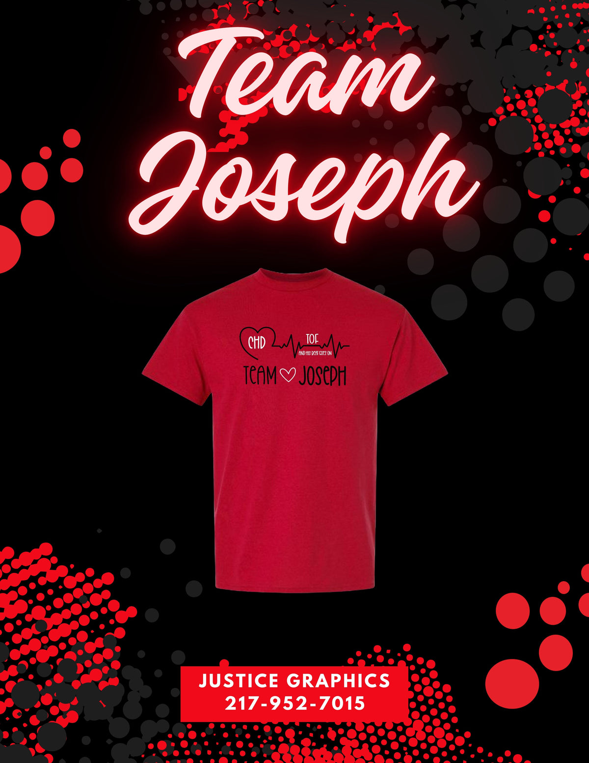 Team Joseph Gildan Unisex T-Shirt (P.8000/8000B)