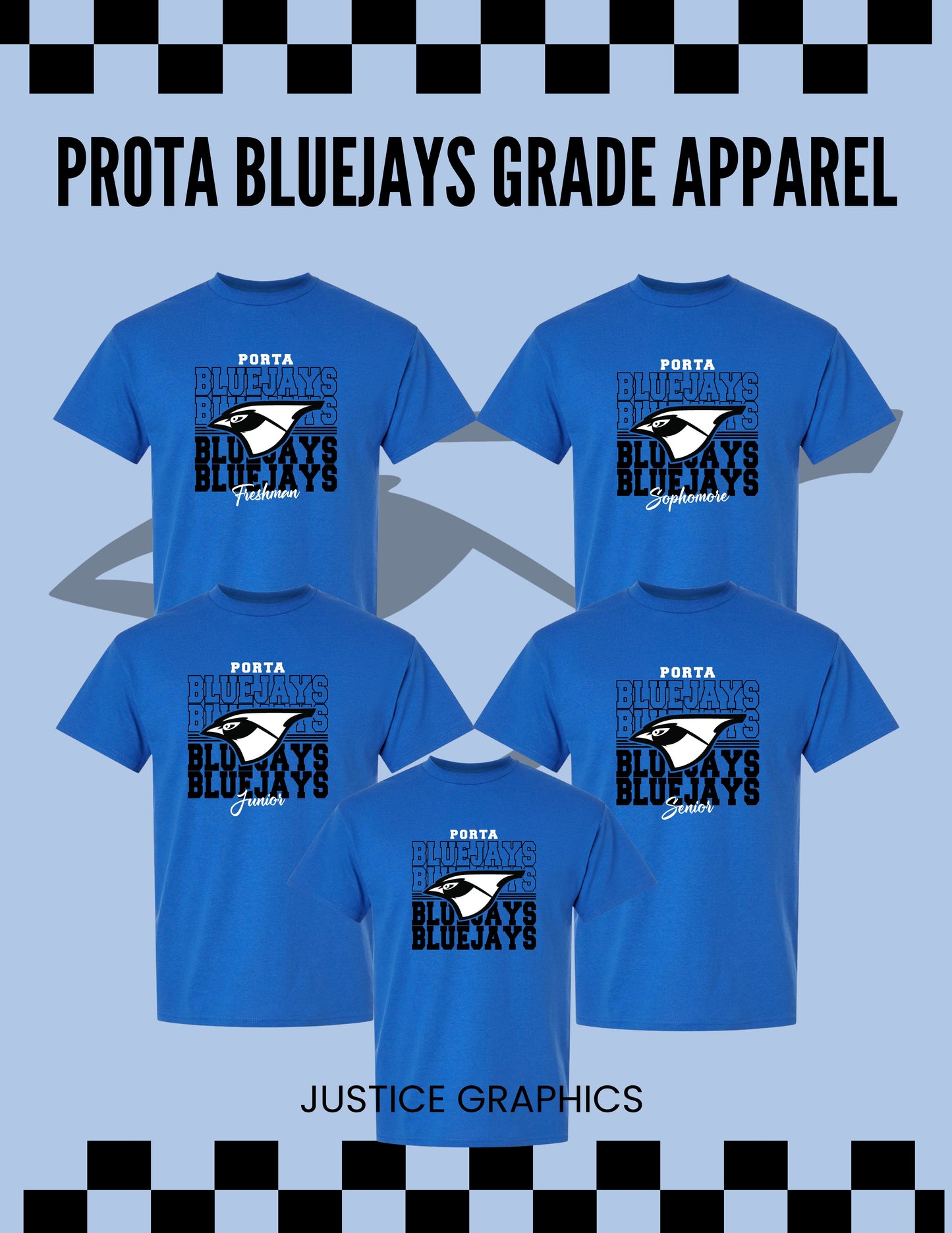 Porta High School Grade T-Shirt (P.8000)