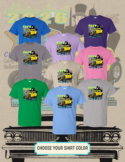 Abe Lincoln Car Show 2026 T-Shirt (P.8000)