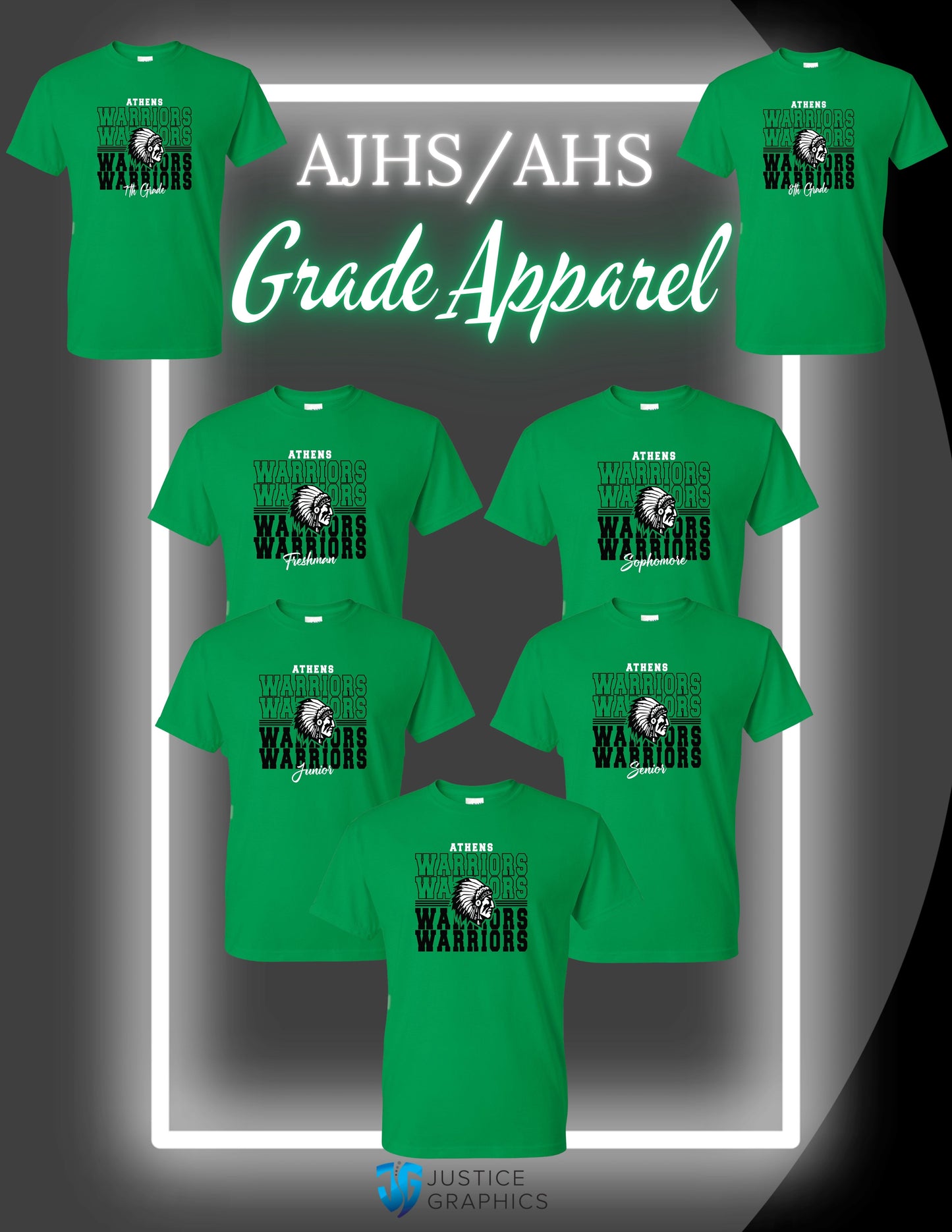 AJHS/AHS Grade T-Shirt (P.8000)