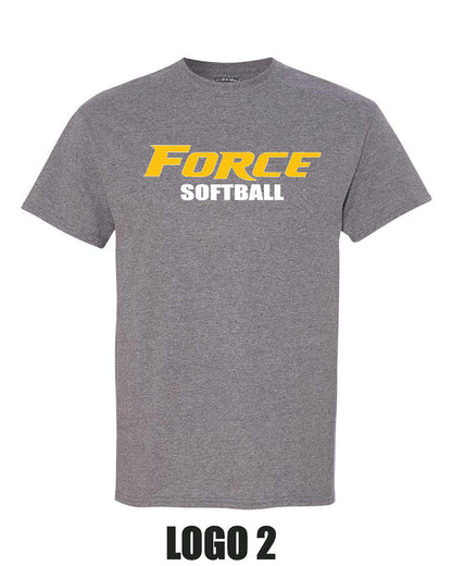 CENTRAL IL LADY FORCE SOFTBALL UNISEX TSHIRT (P.8000/8000B)