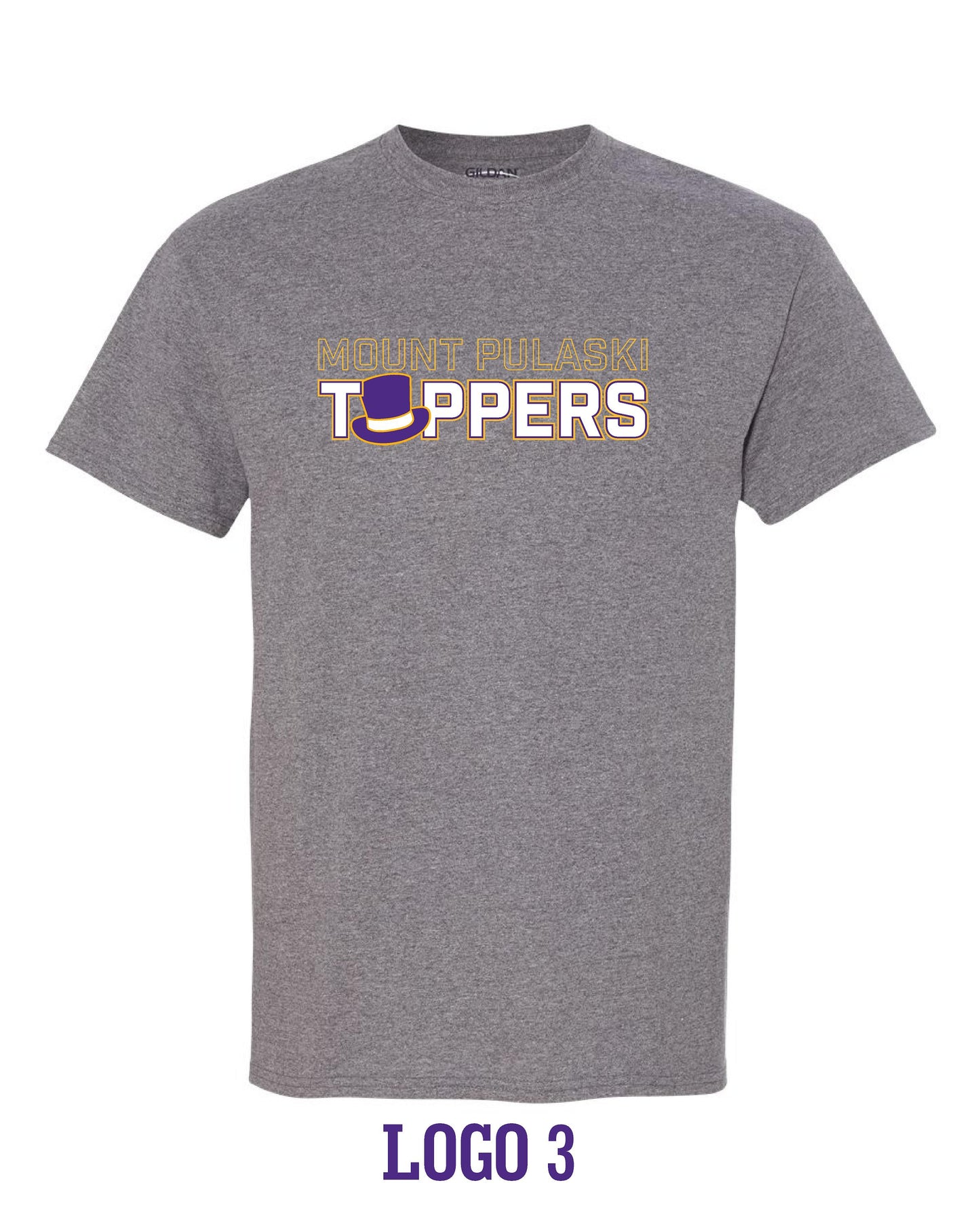 Mount Pulaski Toppers Unisex T-Shirt (P.8000/8000B)