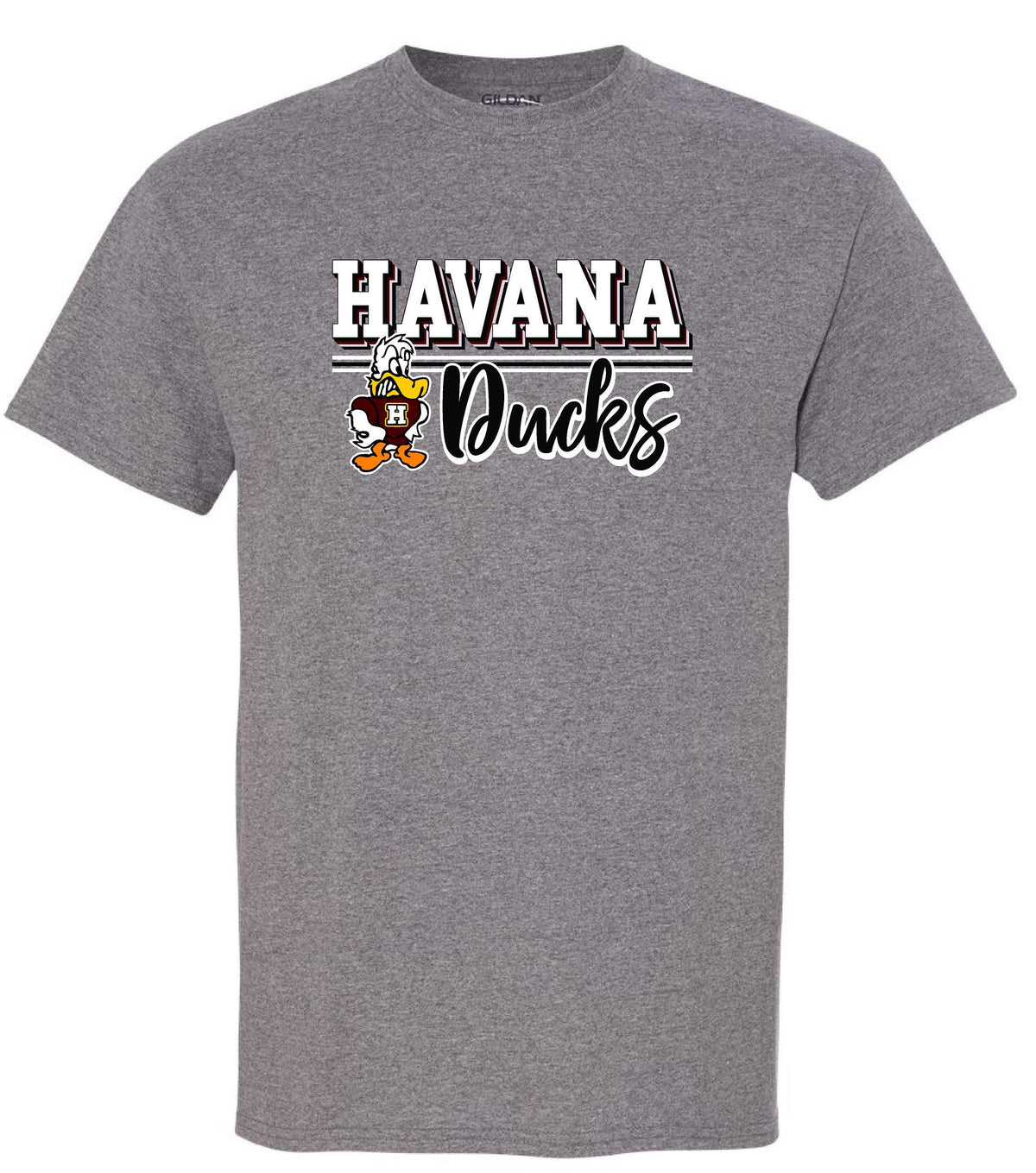 Havana Ducks Jr. High Basketball Gildan T-Shirt (P.8000/8000B)