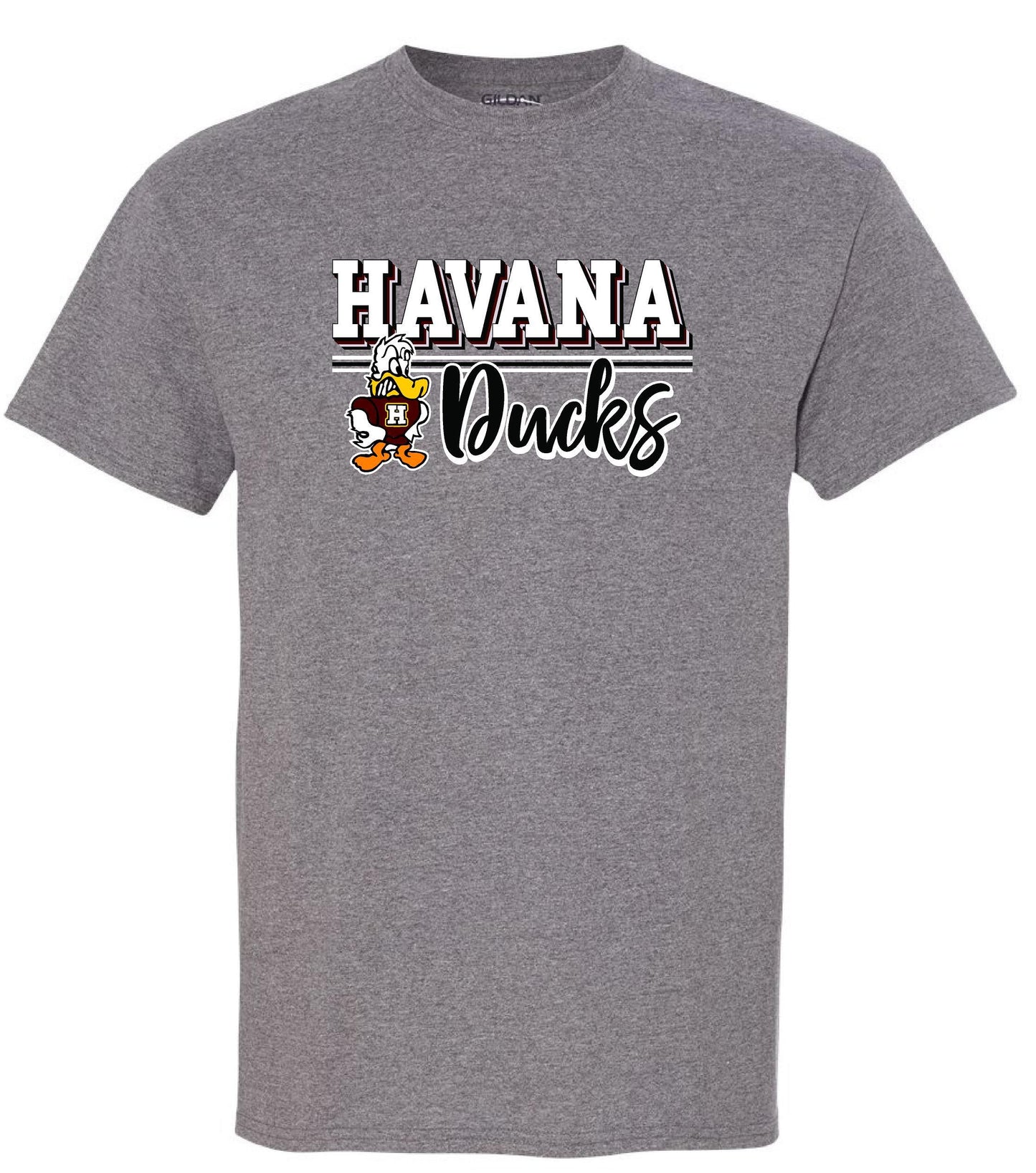 Havana Ducks Jr. High Basketball Gildan T-Shirt (P.8000/8000B)