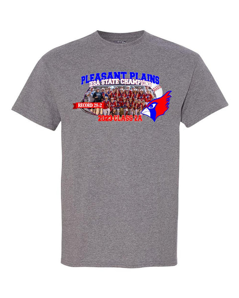 Pleasant Plains Baseball IESA State Champions T-Shirt (P.8000)