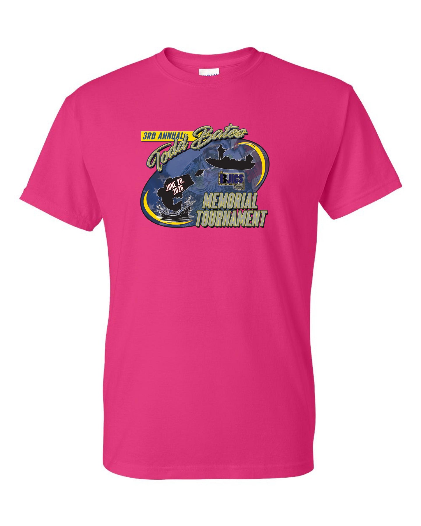 3rd Annual Todd Bates Memorial Tournament Gildan Unisex T-Shirt (P.8000/8000B)