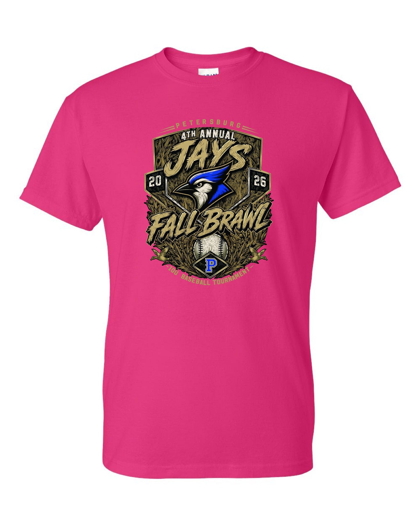 Petersburg Baseball Fall Brawl Unisex TSHIRT (P.8000)