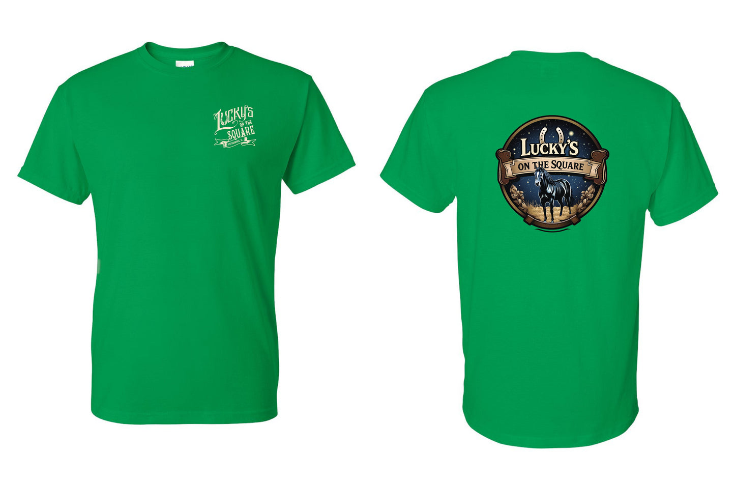 LUCKY'S ON THE SQUARE UNISEX TSHIRT (P.8000)