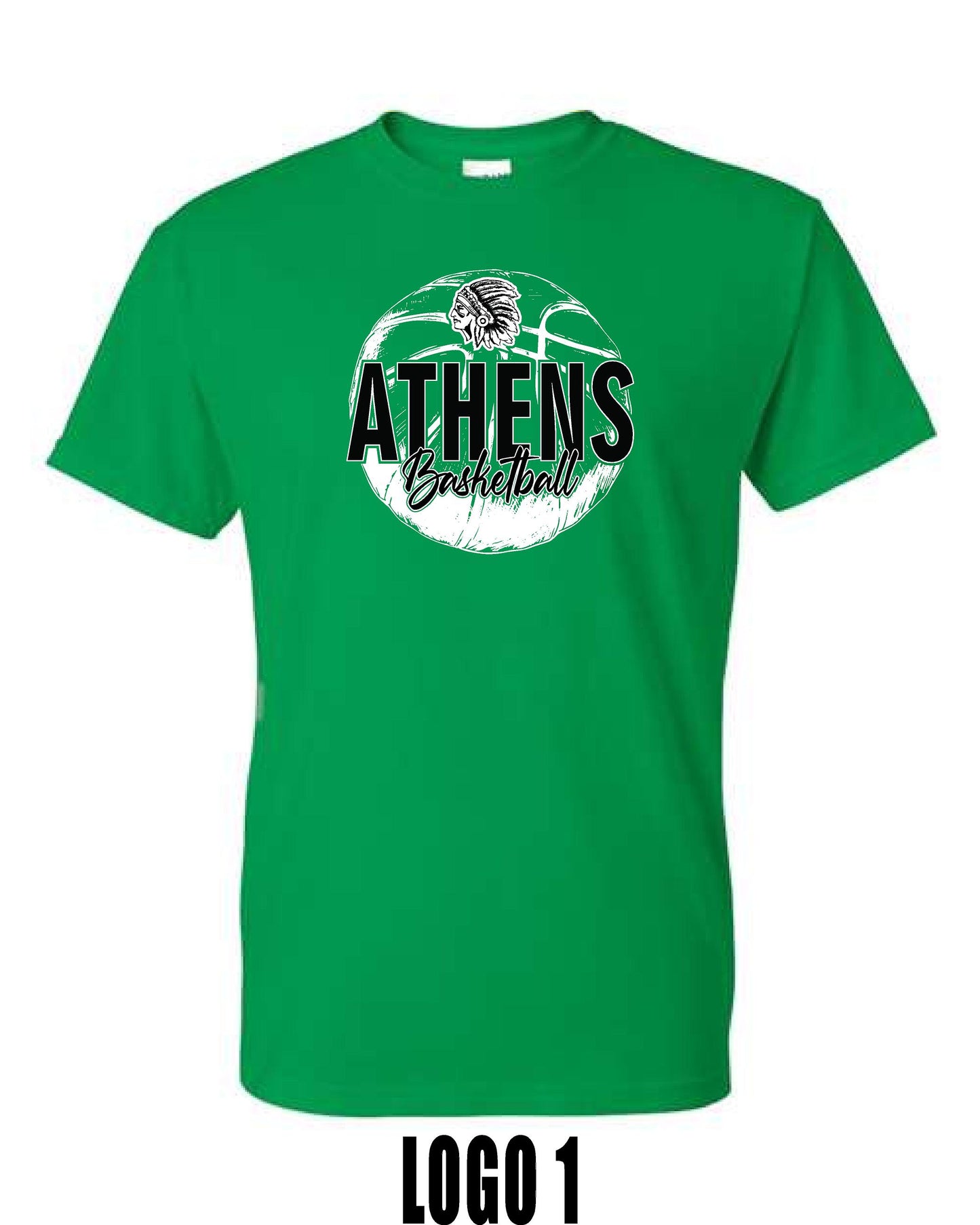 ATHENS JR. HIGH GIRLS BASKETBALL T-shirt (P.8000)