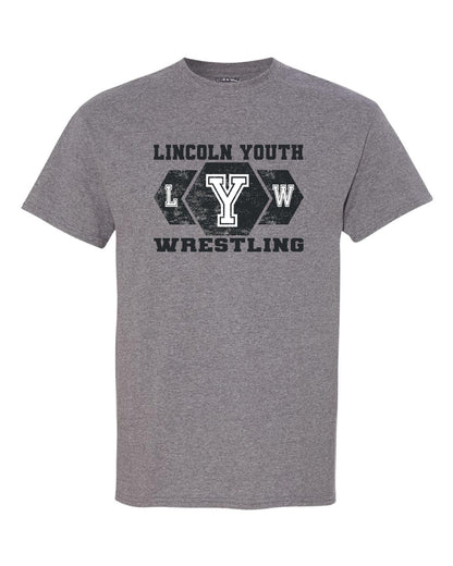 Lincoln Youth Wrestling UNISEX TSHIRT (P.8000/8000B)
