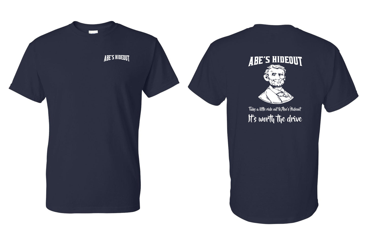 ABE'S HIDEOUT TSHIRT (P.8000)