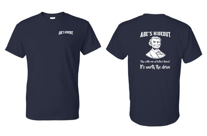 ABE'S HIDEOUT TSHIRT (P.8000)