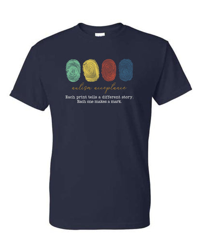 Autism Acceptance Unisex T-Shirt (P.8000/8000B)