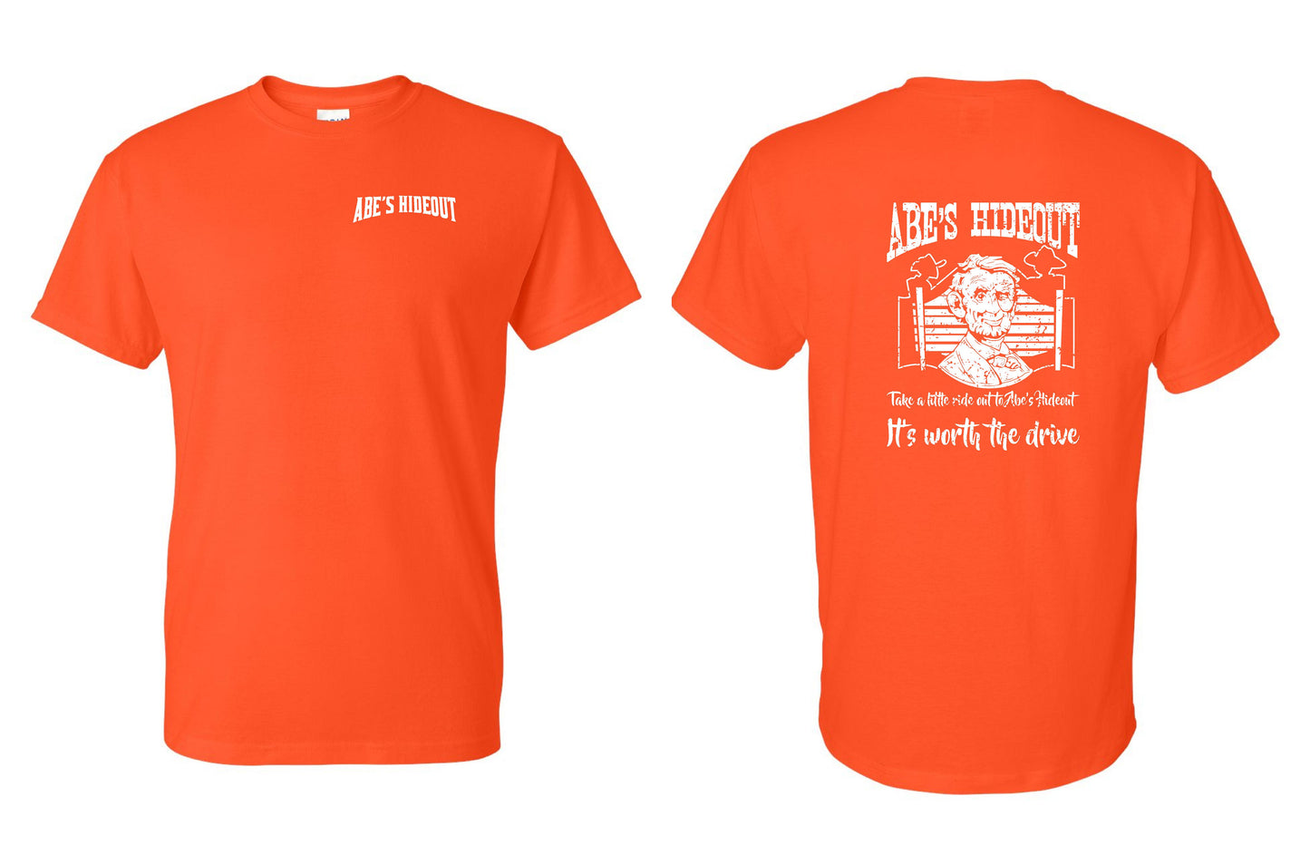 ABE'S HIDEOUT TSHIRT (P.8000)