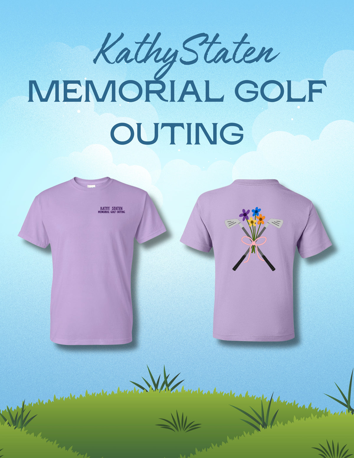Kathy Staten Memorial Golf Outing Unisex T-Shirt (P.8000)