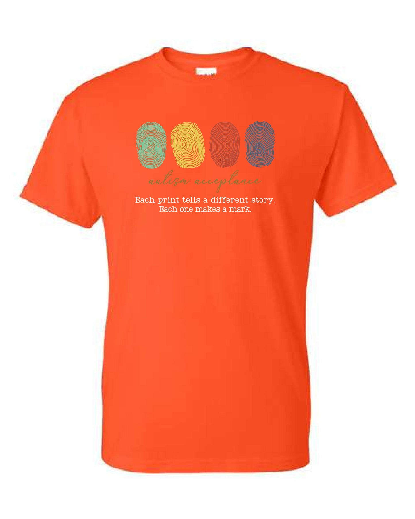 Autism Acceptance Unisex T-Shirt (P.8000/8000B)