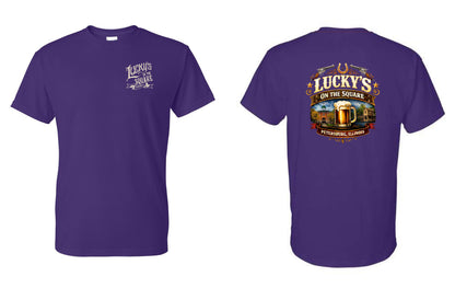 LUCKY'S ON THE SQUARE UNISEX TSHIRT (P.8000)