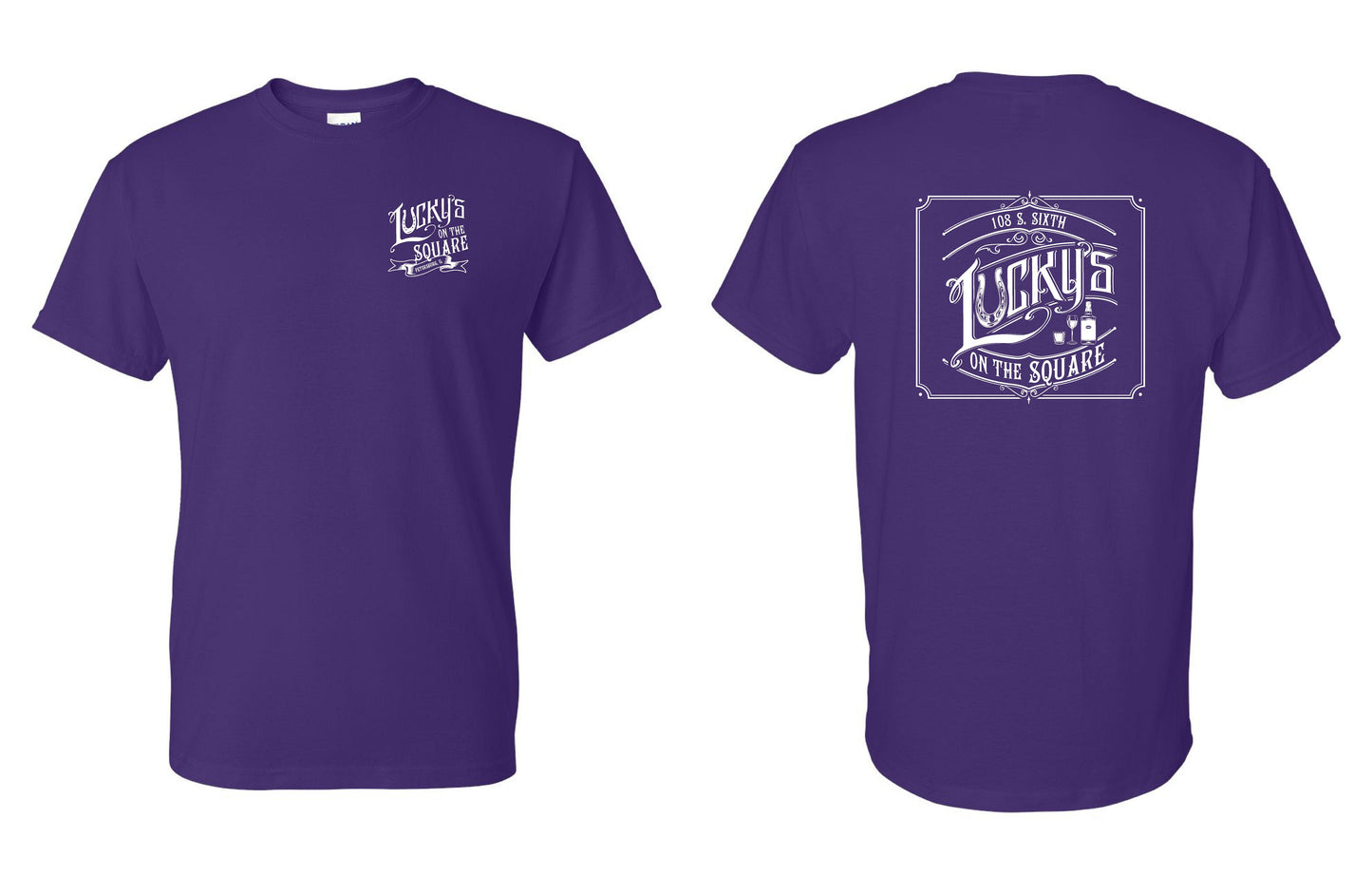 LUCKY'S ON THE SQUARE UNISEX TSHIRT (P.8000)