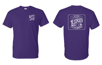 LUCKY'S ON THE SQUARE UNISEX TSHIRT (P.8000)