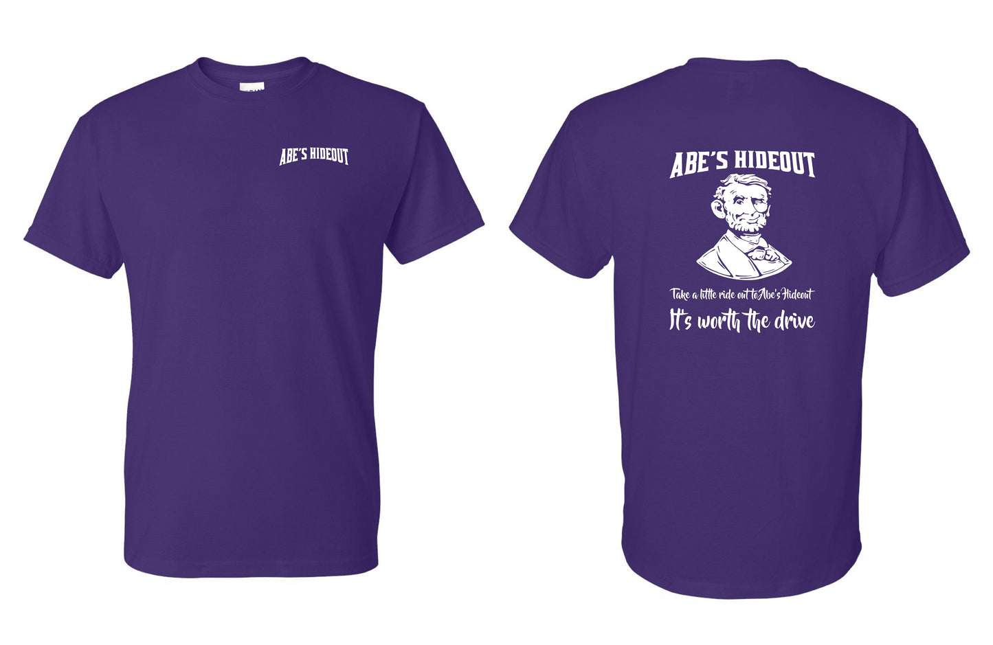 ABE'S HIDEOUT TSHIRT (P.8000)